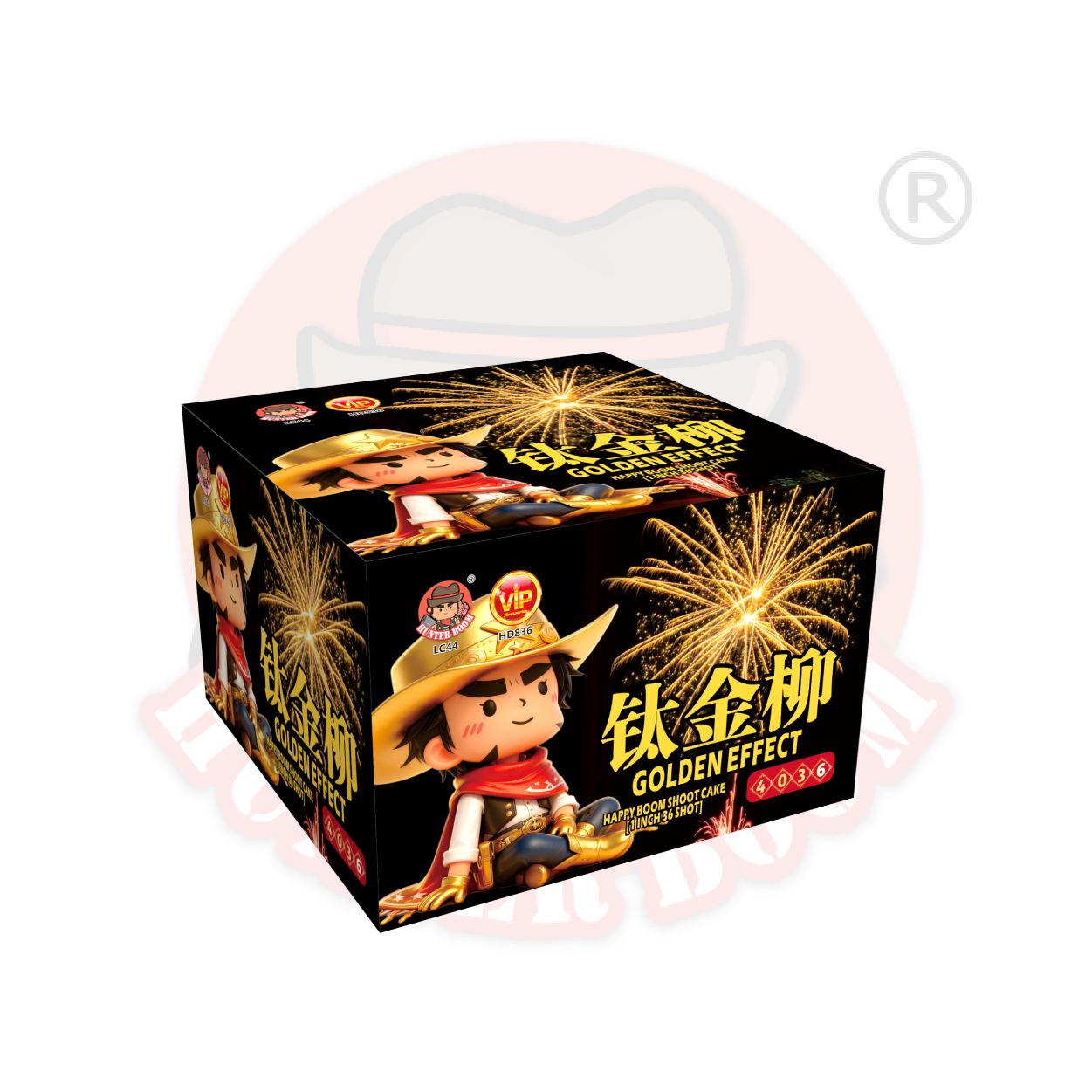 4“036模压- 金钛柳 | 4”036 SHOOT CAKE GOLD (Mold)