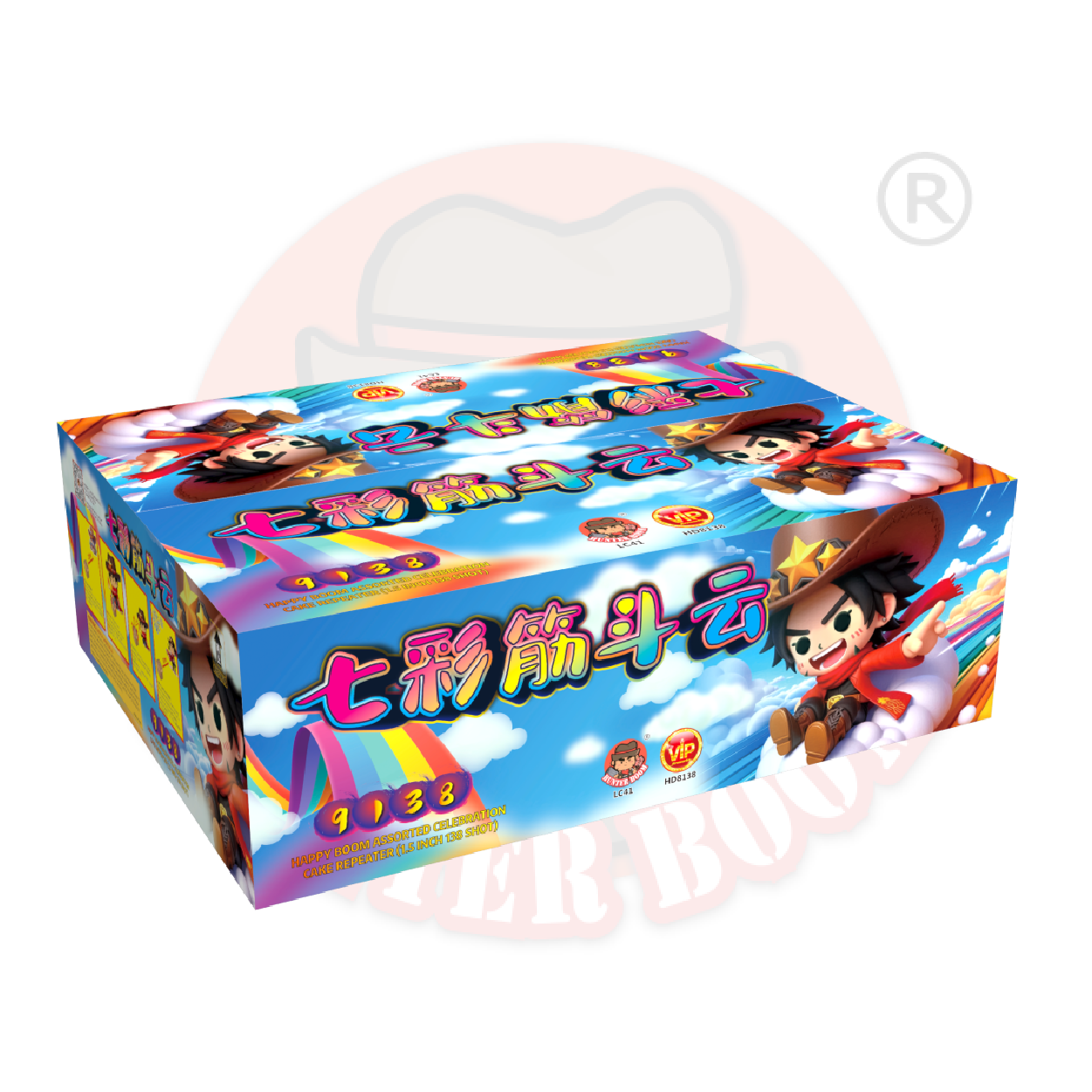 9"138 - 七彩筋斗云 | 9"138 - 7C JIN DOU CLOUD