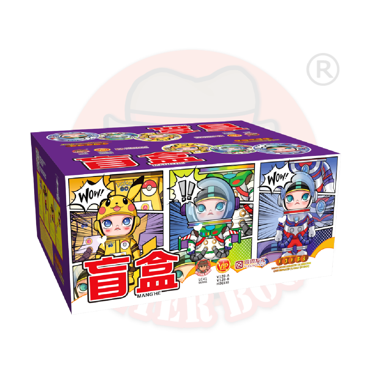 10"138 - 盲盒烟花 | 10'138 SHOOT CAKE - BLIND BOX